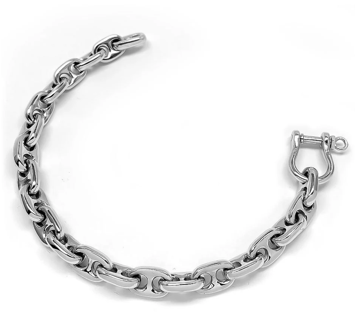 Anchor Chain Silver Bracelet - Pacific NW Boater TESTED