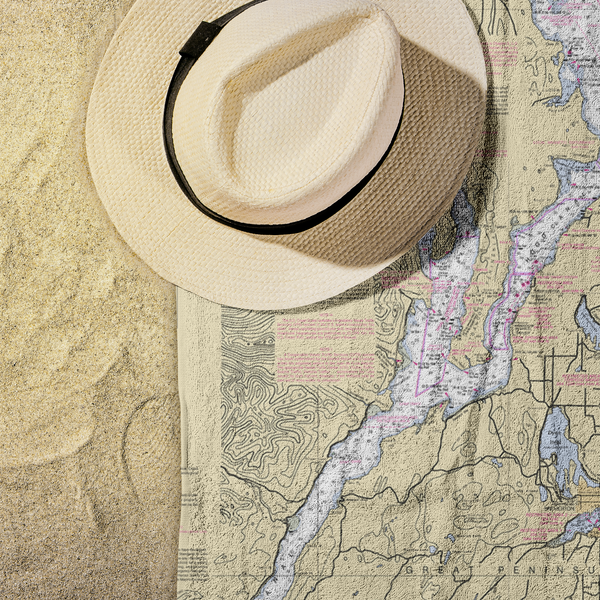 Puget Sound Beach Towel