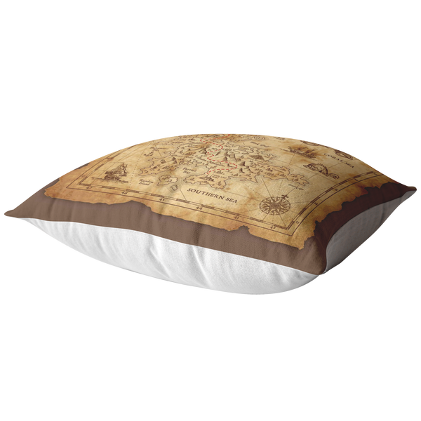 Treasure Map Pillow