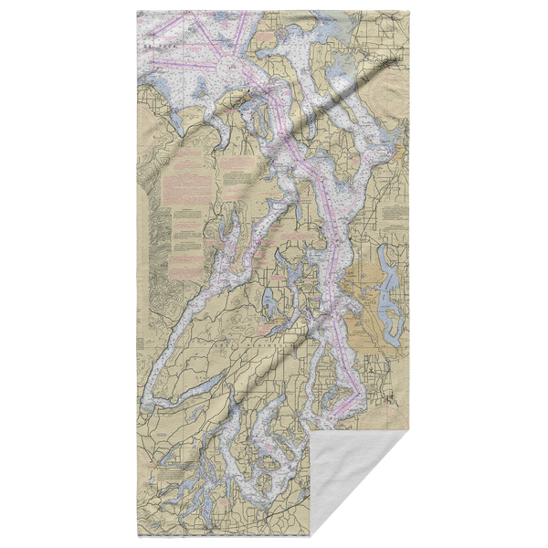 Puget Sound Beach Towel