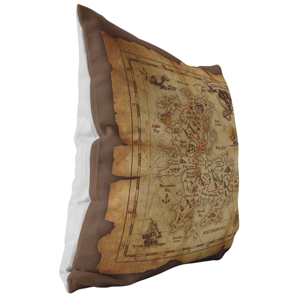 Treasure Map Pillow